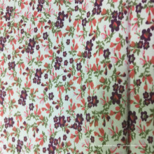 Textil de faille impreso al 100% de poliéster para Lady Garment